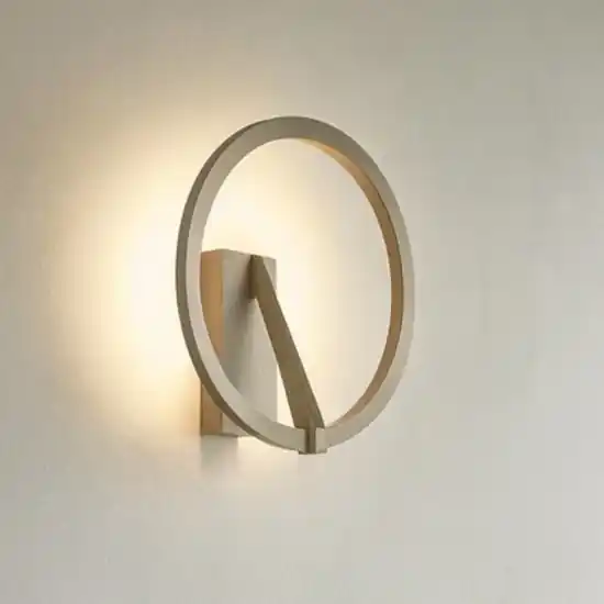 Applique cerchio nickel design moderna led 10w 2700k-3000k-4000k Bestseller
