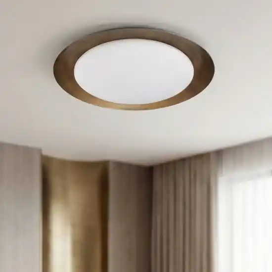 Ultimissimo Modello Plafoniera led 11w 3000k bronzo linea light crew