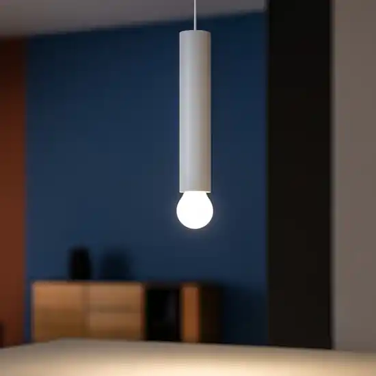 Birba linea light lampada bianca a sospensione e27 Più Venduto