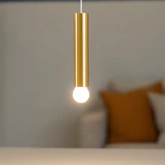 Occasione Imperdibile Lampada a sospensione birba linea light cilindro oro e27
