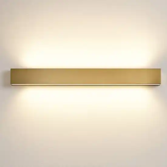 Applique led 41w 3000k bi emissione box w2 ottone linea light Ultimissimo Modello