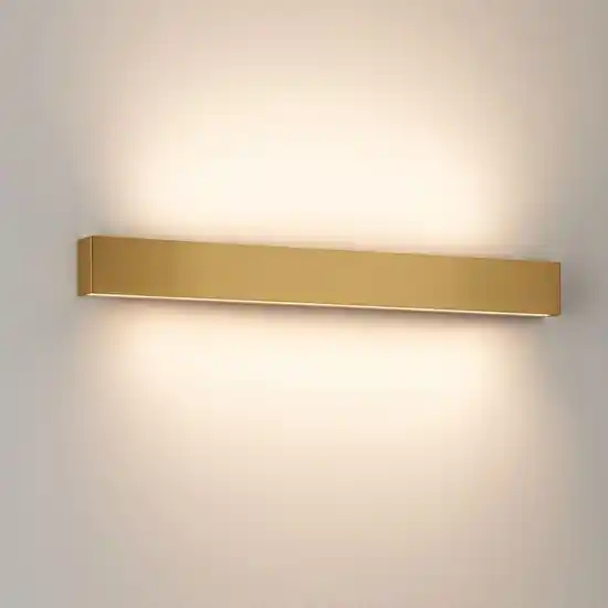 Applique led 41w 2700k ottone bi emissione box w2 linea light Ultime Pezzi