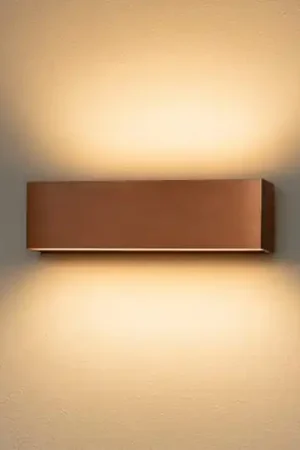 Affare Applique led 19w 3000k bi emissione box w2 rame linea light