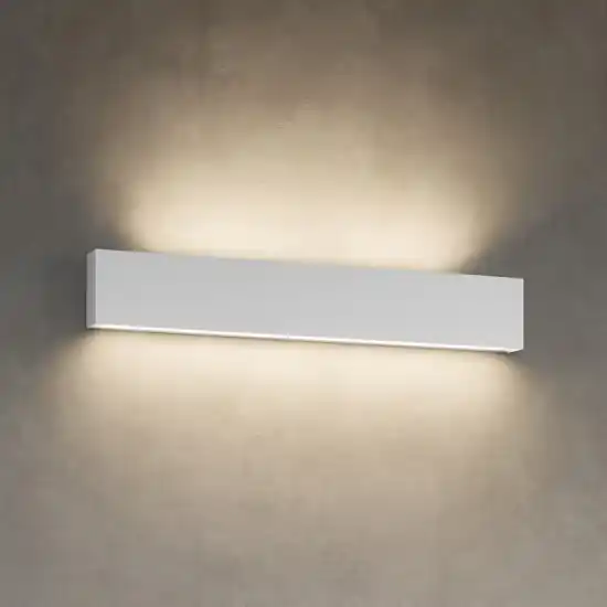 Applique led 28w 2700k bi emissione box w2 bianca linea light Offerta Speciale