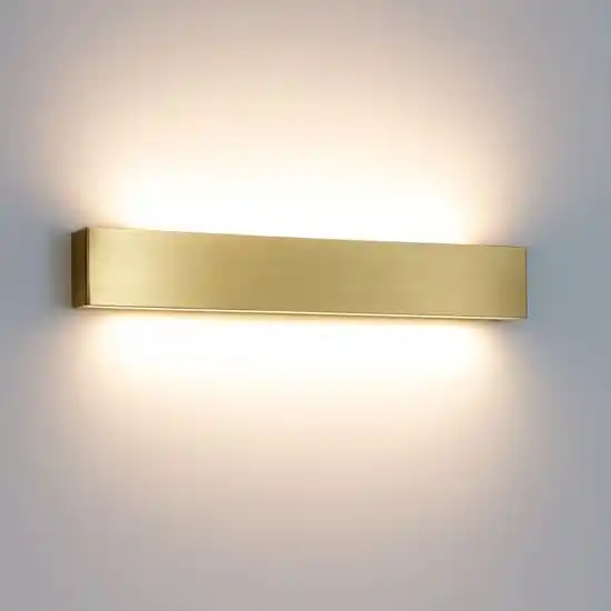 Applique led 19w 2700k bi emissione ottone box w2 linea light Acquista Ora