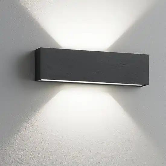 Applique box w2 bi emissione led 19w 2700k linea light cemento Prezzo Di Fabbrica