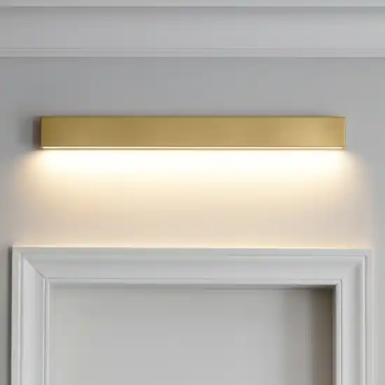 Applique ottone box w1 led 41w 3000k mono emissione linea light Saldi