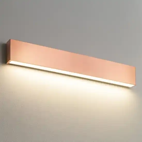 Applique led 28w 2700k box w1 rame mono emissione linea light Ultimissimo Modello