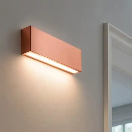 Applique box w1 rame mono emissione led 14w 2700k linea light Acquista Ora