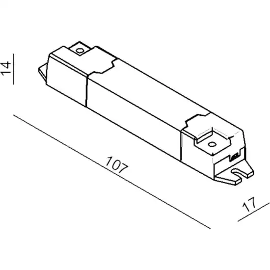 Quantità Limitata Trasformatore driver 10w on-off linea light