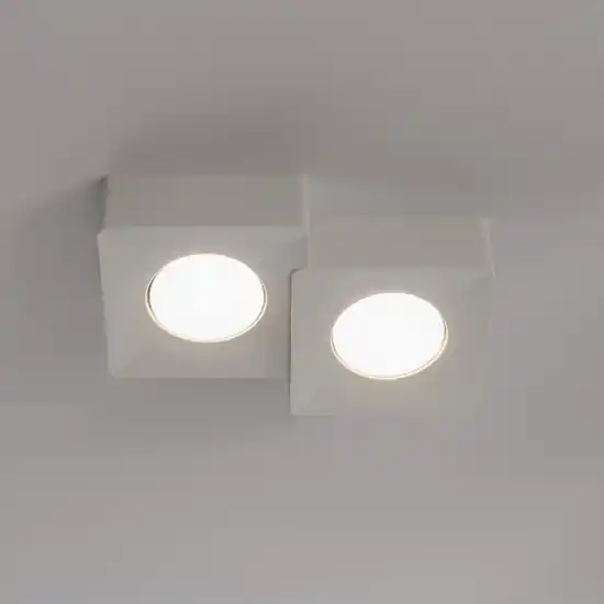 Promozione Esclusiva Plafoniera da soffitto per cucina bianca 2 luci