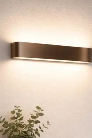 Professionale Sforzin aki applique da parete bronzo led biemissione 3000k