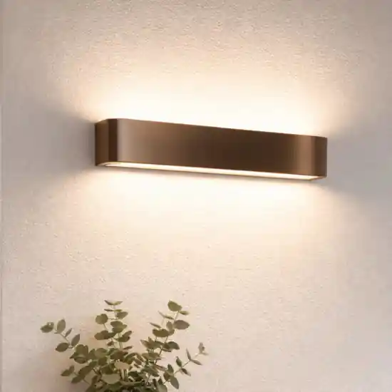Professionale Sforzin aki applique da parete bronzo led biemissione 3000k