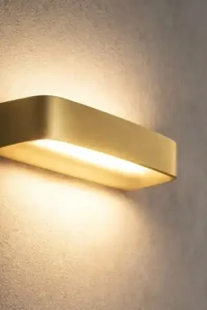 Sconto Sforzin applique aki oro da parete biemissione led 3000k