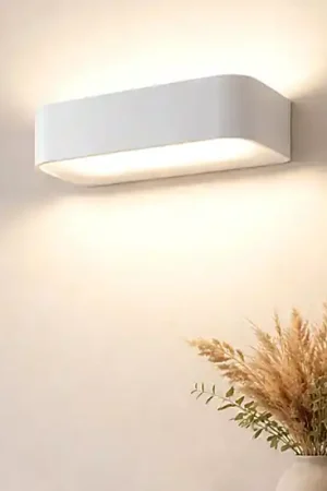 Professionale Sforzin aki applique da parete bianca led biemissione 11w 3000k