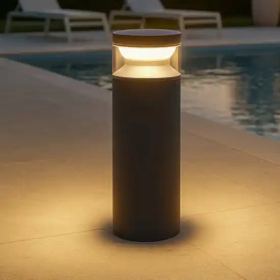 Boeing pt h040 ideal lux lampione da giardino nero led 14w 3000k Promozione Esclusiva