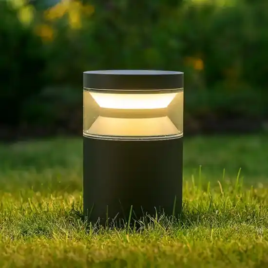 Acquista Ora Boeing pt h015 ideal lux lampione basso nero led 14w 3000k