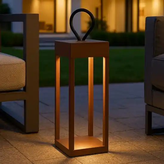 Occasione Lampada da tavolo per esterno enya tl ideal lux marrone ip54 led