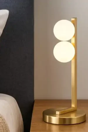 Soddisfatti O Rimborsati Ping pong tl2 ideal lux abat-jour lampada da comodino ottone