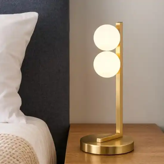 Soddisfatti O Rimborsati Ping pong tl2 ideal lux abat-jour lampada da comodino ottone