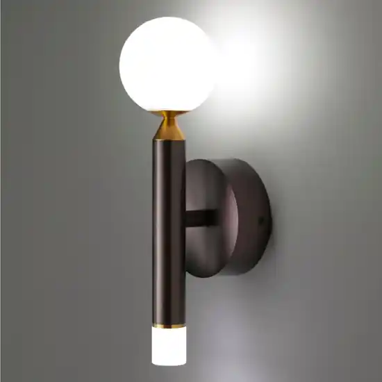 Più Venduto Seventy vivida applique da parete marrone 6w 3000k