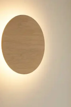 Offerta Lampo Applique design moderno 9w 3000k di legno tondo eglo fp