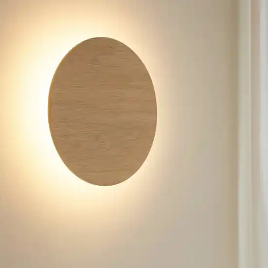Offerta Lampo Applique design moderno 9w 3000k di legno tondo eglo fp