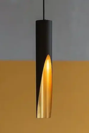 Eglo barbotto lampada a sospensione moderna cilindro oro nero per isola Occasione Imperdibile