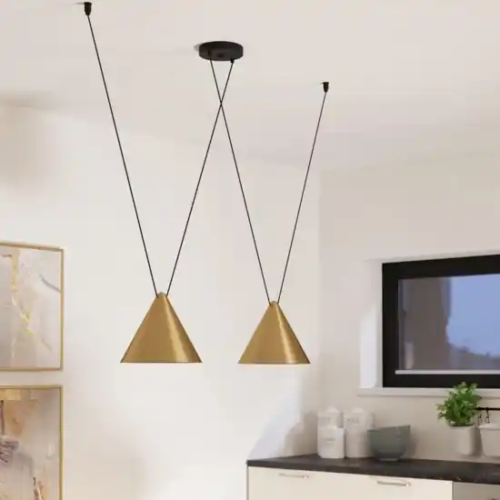 Lampadario moderno per soggiorno oro ottone eglo narices Bestseller