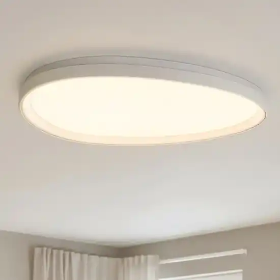 Gemini pl d081 grande plafoniera a led ideal lux bianca 41w 3000k moderna Prezzo Di Fabbrica