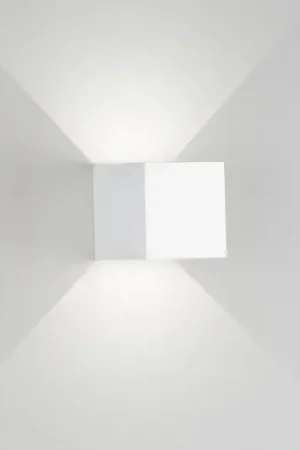 Ultimissimo Modello Isyluce applique cubo led 6w 3000k bianco da esterno
