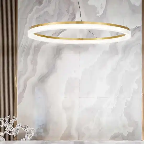 Crown sp d60 lampadario particolare tondo led 30w 3000k ottone ideal lux Must-Have