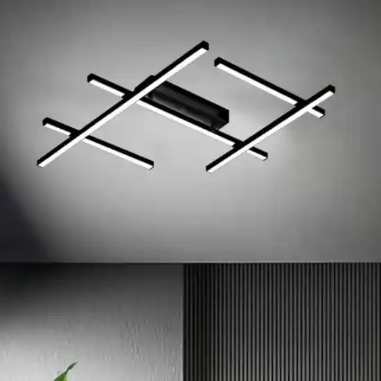 Offerta Lampo Plafoniera moderna net nero perenz 50w cct