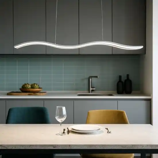 Lampadario per cucina led 50w cct dimmerabile perenz bend Prezzo Conveniente