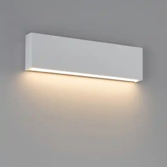 Spedito Oggi Applique box w1 mono emissione led 13w 2700k bianco linea light
