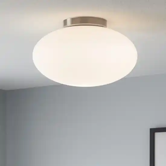 Candy pl1 d40 ideal lux plafoniera camera da letto 40cm sfera vetro bianco Non Perdere