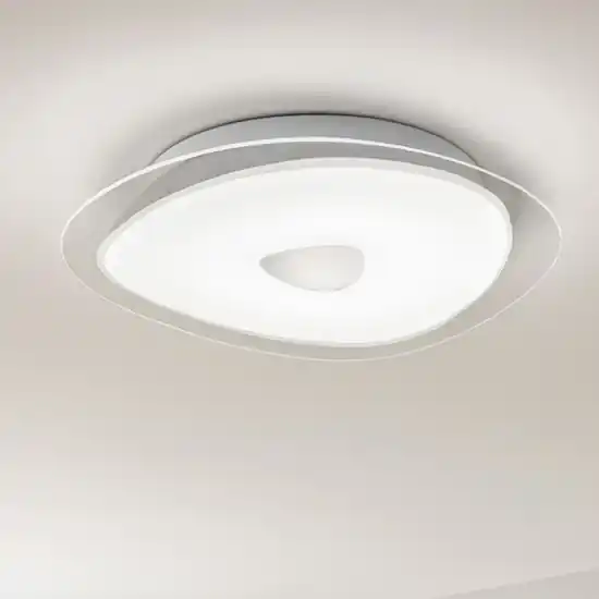Non Perdere Geko pl3 plafoniera moderna ideal lux 40cm moderna vetro bianca 3 luci