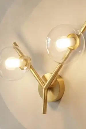 Applique da parete 2 luci oro moderna miloox camely Soddisfatti O Rimborsati