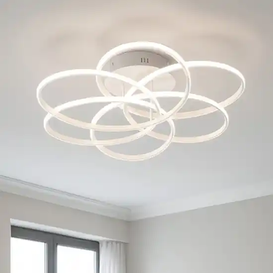 Karol pl d76 plafoniera da soffitto ideal lux led 99w 4000k per salotto moderno Reso Gratuito
