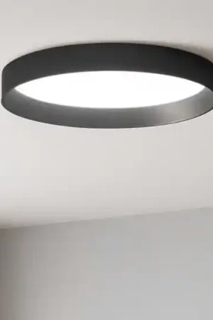 Vendita Finale Plafoniera per cucina fly pl d35 ideal lux led 18w 3000k nera doppia luce