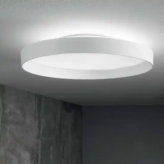 Ideal lux fly pl d35 plafoniera cucina 18w 3000k tonda bianca 35cm Promozione