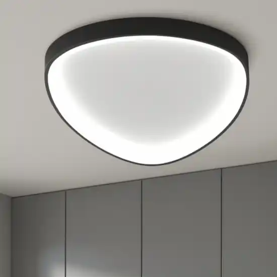Consegna Rapida Vivida lifering plafoniera led nera 38w dimmerabile 3000k 4000k
