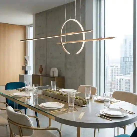 Soddisfatti O Rimborsati Vivida in&out lampadario design colore sabbia moderno led 50w 3000k 4000k
