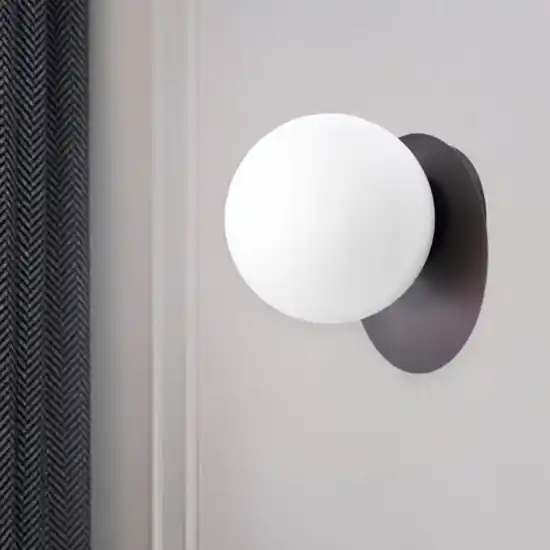 Applique led 12w 3000k vivida pearl bronzo sfera vetro bianco Saldi