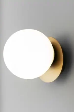 Applique oro led 8w 3000k vetro bianco vivida pearl Prezzo Ridotto
