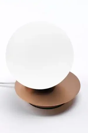 Vivida pearl abat-jour lampada bronzo led 8w 3000k per camera da letto Non Perdere