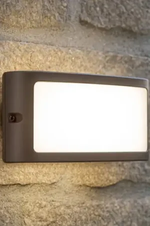A Buon Prezzo Applique per esterno marrone led 10w 3000k moderno ip54