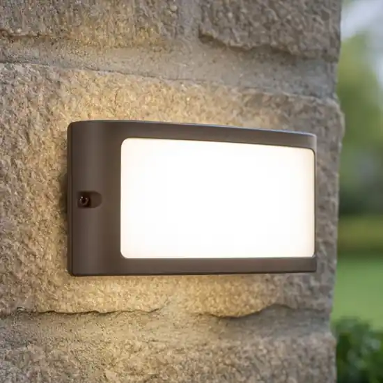 A Buon Prezzo Applique per esterno marrone led 10w 3000k moderno ip54