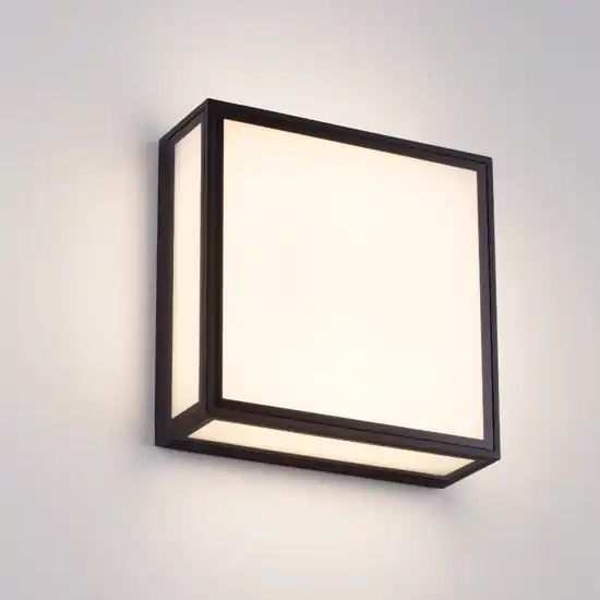 Applique quadrato antracite per esterno isyluce quad déco Ultime Pezzi