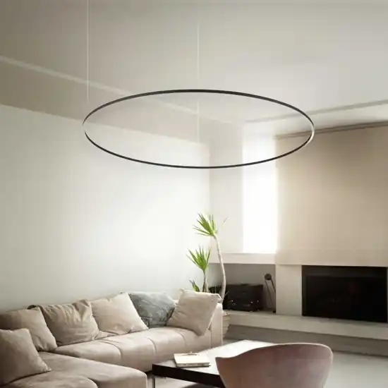 Oracle slim sp d150 round ideal lux lampadario moderno led 89w 3000k Prezzo Basso